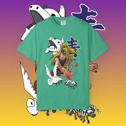 Deidara Naruto with Summoned Creatures T-shirt | Anime Art, Akatsuki Design